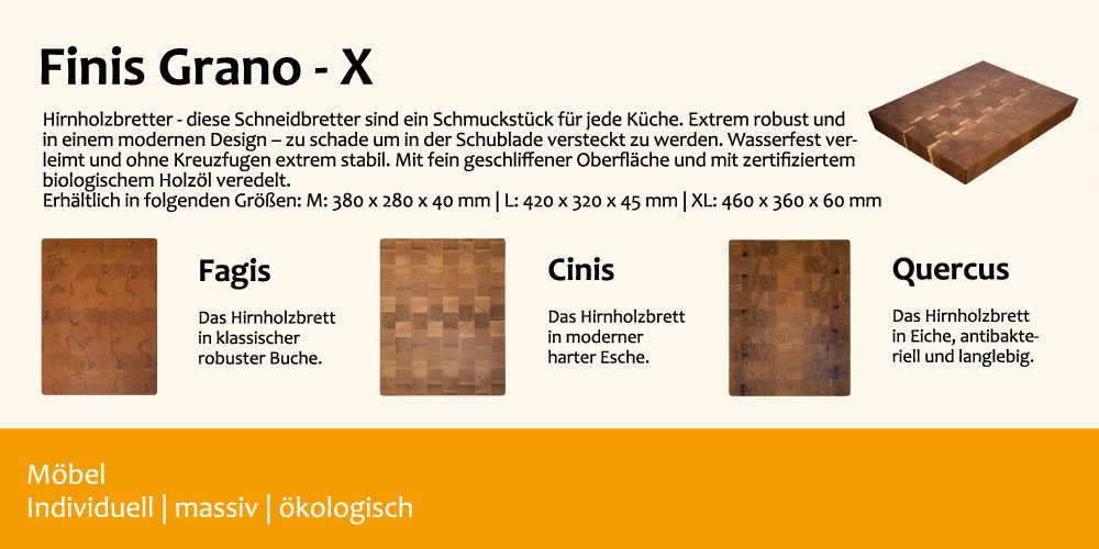 Design: Schneidebretter Lignarius Wood Art Innen Links