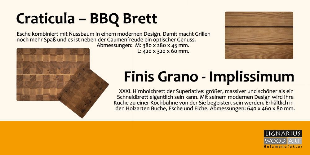 Design: Schneidebretter Lignarius Wood Art Innen Rechts